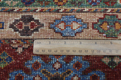 203 x 293 cm | Oriental Khorjun Area Rug Afghan Hand Knotted Veg Dye Wool carpet