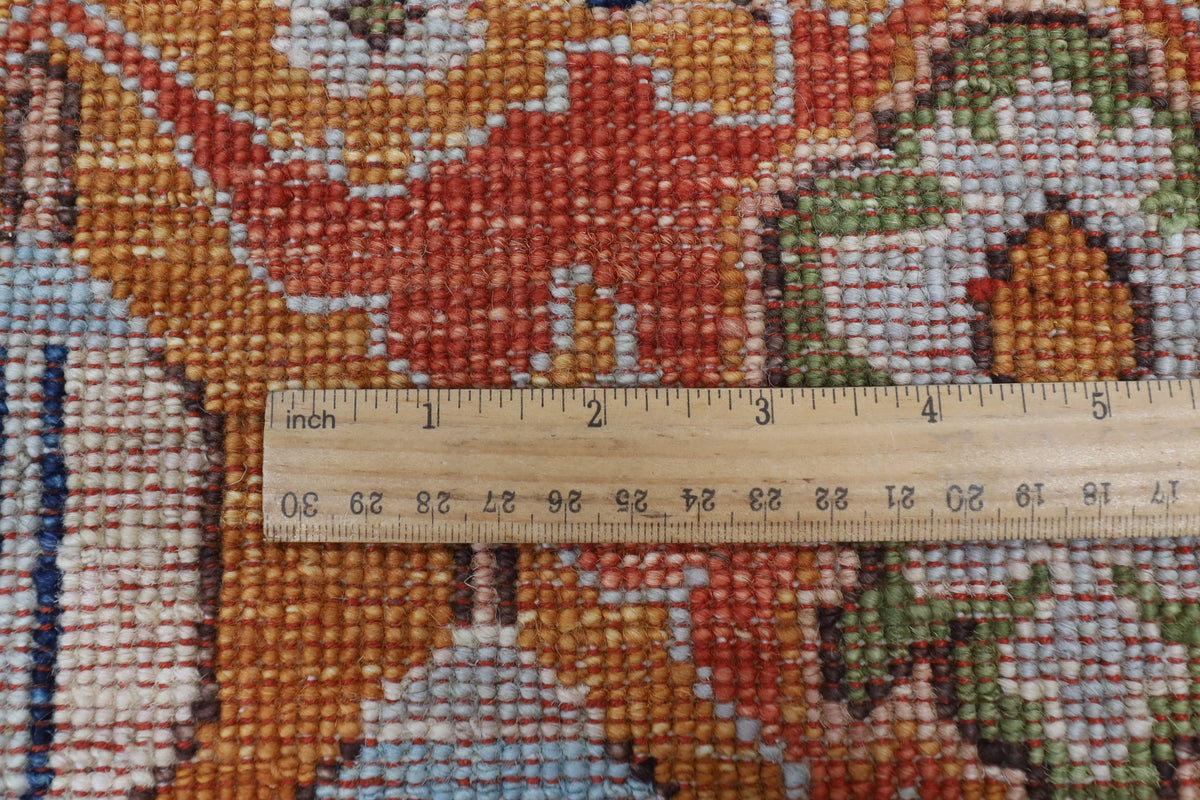 272 x 355 cm | Orange Afghan Veg Dye Wool carpet