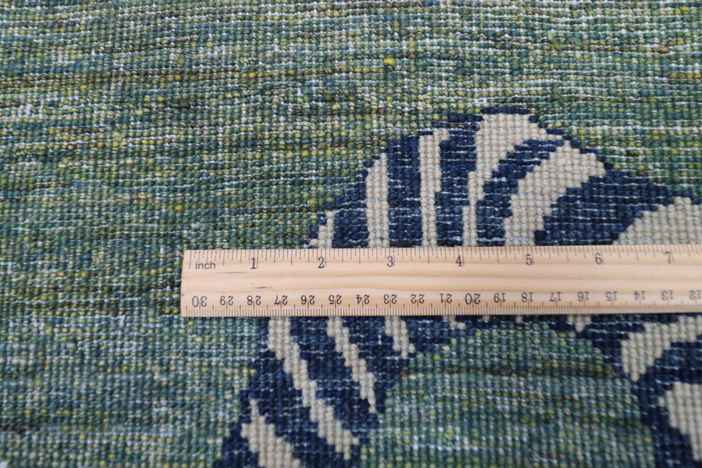 103 x 148 cm | Tribal Tiger Green Area Rug Afghan Hand Knotted veg Dye Wool carpet