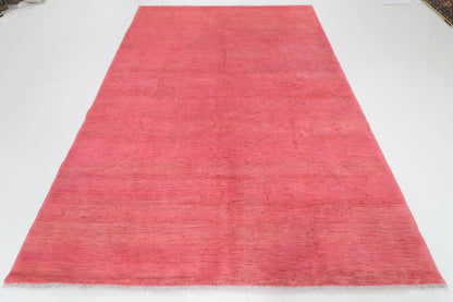 205 x 289 cm | Pink Gabbeh Afghan Veg Dye Wool carpet