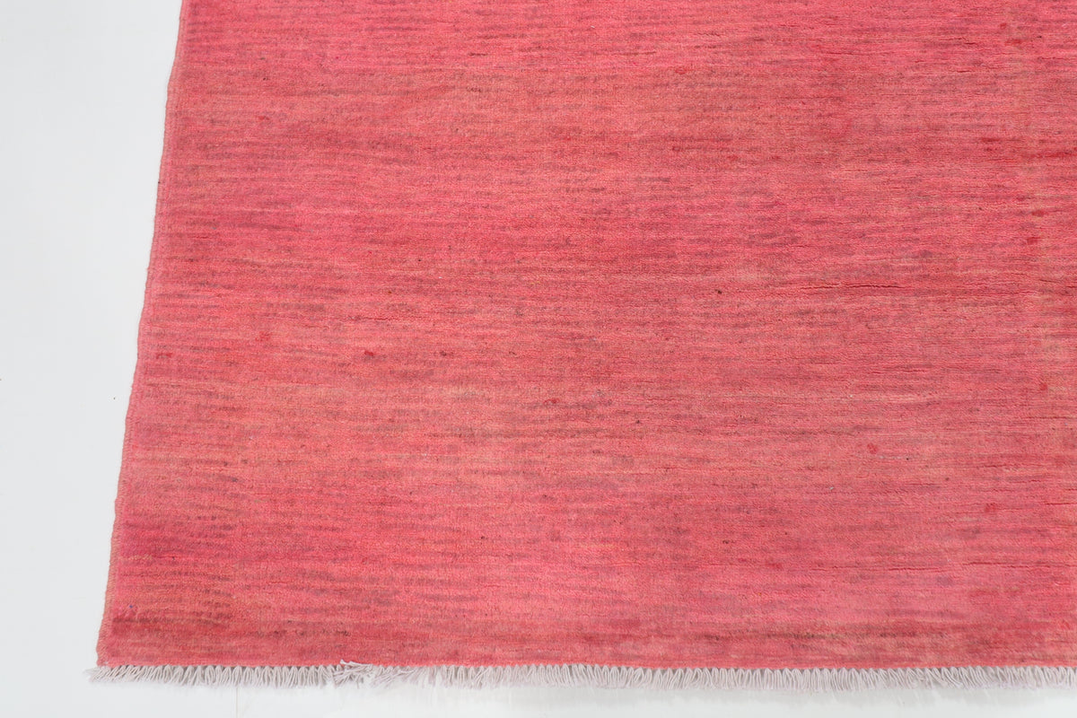 205 x 289 cm | Pink Gabbeh Afghan Veg Dye Wool carpet
