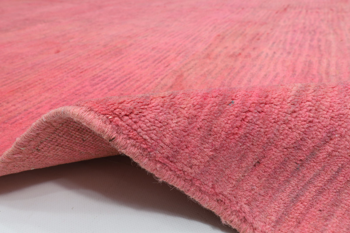 205 x 289 cm | Pink Gabbeh Afghan Veg Dye Wool carpet