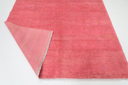 205 x 289 cm | Pink Gabbeh Afghan Veg Dye Wool carpet