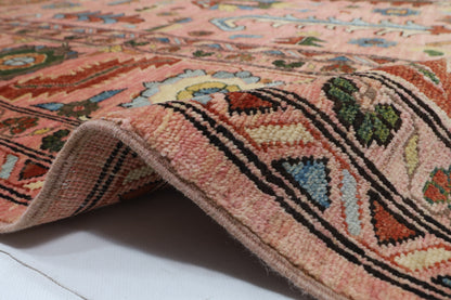 303 x 426 cm | Pink Tribal Afghan Veg Dye Wool carpet