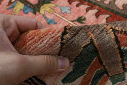 303 x 426 cm | Pink Tribal Afghan Veg Dye Wool carpet