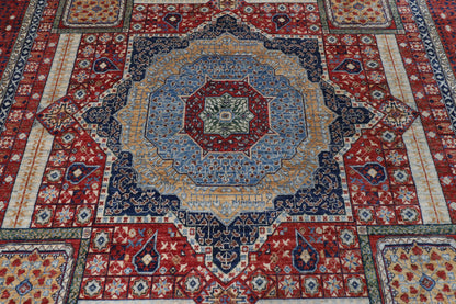270 x 364 cm | Mamluk Afghan Veg Dye Wool carpet