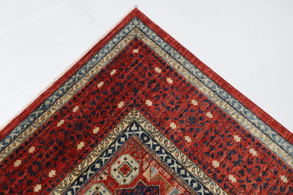 270 x 364 cm | Mamluk Afghan Veg Dye Wool carpet