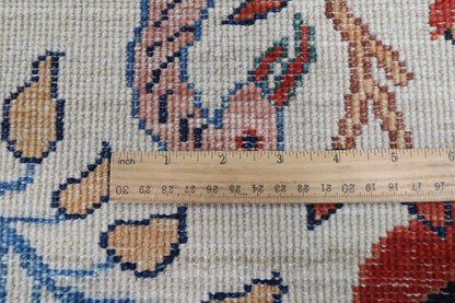 310 x 425 cm | Birds Afghan Veg Dye Wool carpet