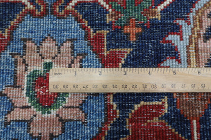 272 x 360 cm | Heriz Red Handmade Afghan Area Rug Hand Knotted Carpet Living Room Rug