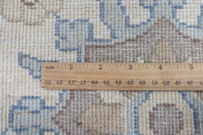 305 x 421 cm | Beige Floral Afghan Veg Dye Wool carpet