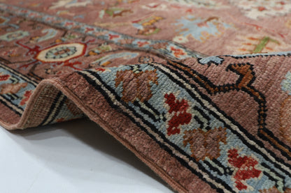 202 x 297 cm | Oriental Tribal Area Rug Afghan Hand Knotted veg Dye Wool Carpet