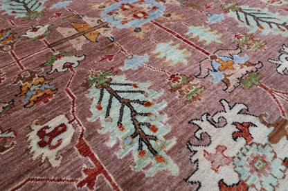 202 x 297 cm | Oriental Tribal Area Rug Afghan Hand Knotted veg Dye Wool Carpet