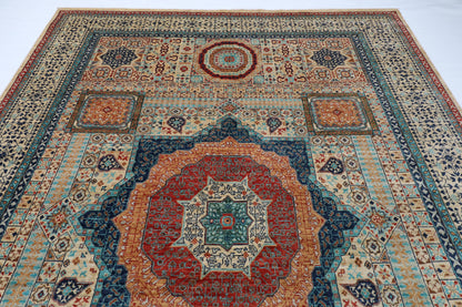 265 x 360 cm | Mamluk Afghan Veg Dye Wool carpet