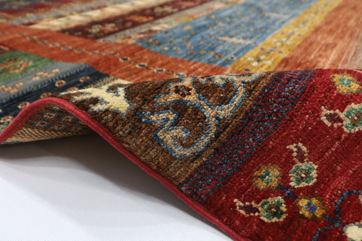 177 x 238 cm | Oriental Gabbeh Animal Area Rug Afghan Hand Knotted Veg Dye Wool carpet