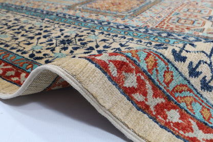 265 x 360 cm | Mamluk Afghan Veg Dye Wool carpet