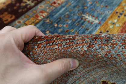 177 x 238 cm | Oriental Gabbeh Animal Area Rug Afghan Hand Knotted Veg Dye Wool carpet