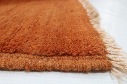 293 x 387 cm | Plain Gabbeh Afghan Veg Dye Wool carpet