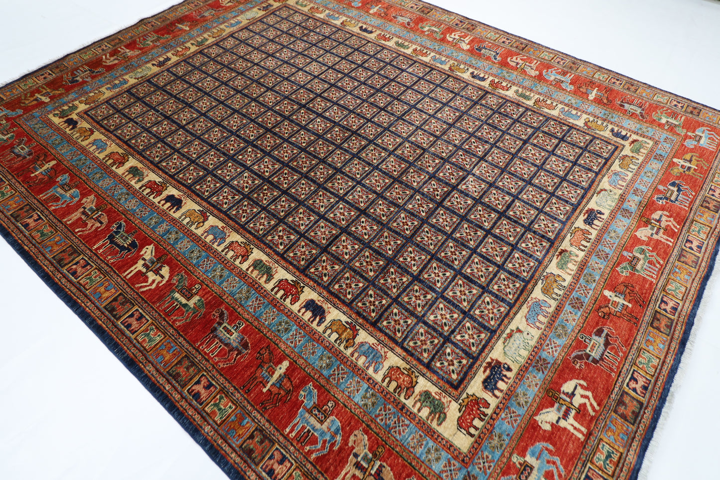 247 x 300 cm | Pazyryk Afghan Hand Knotted Carpet