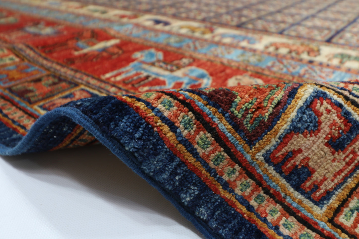 247 x 300 cm | Pazyryk Afghan Hand Knotted Carpet