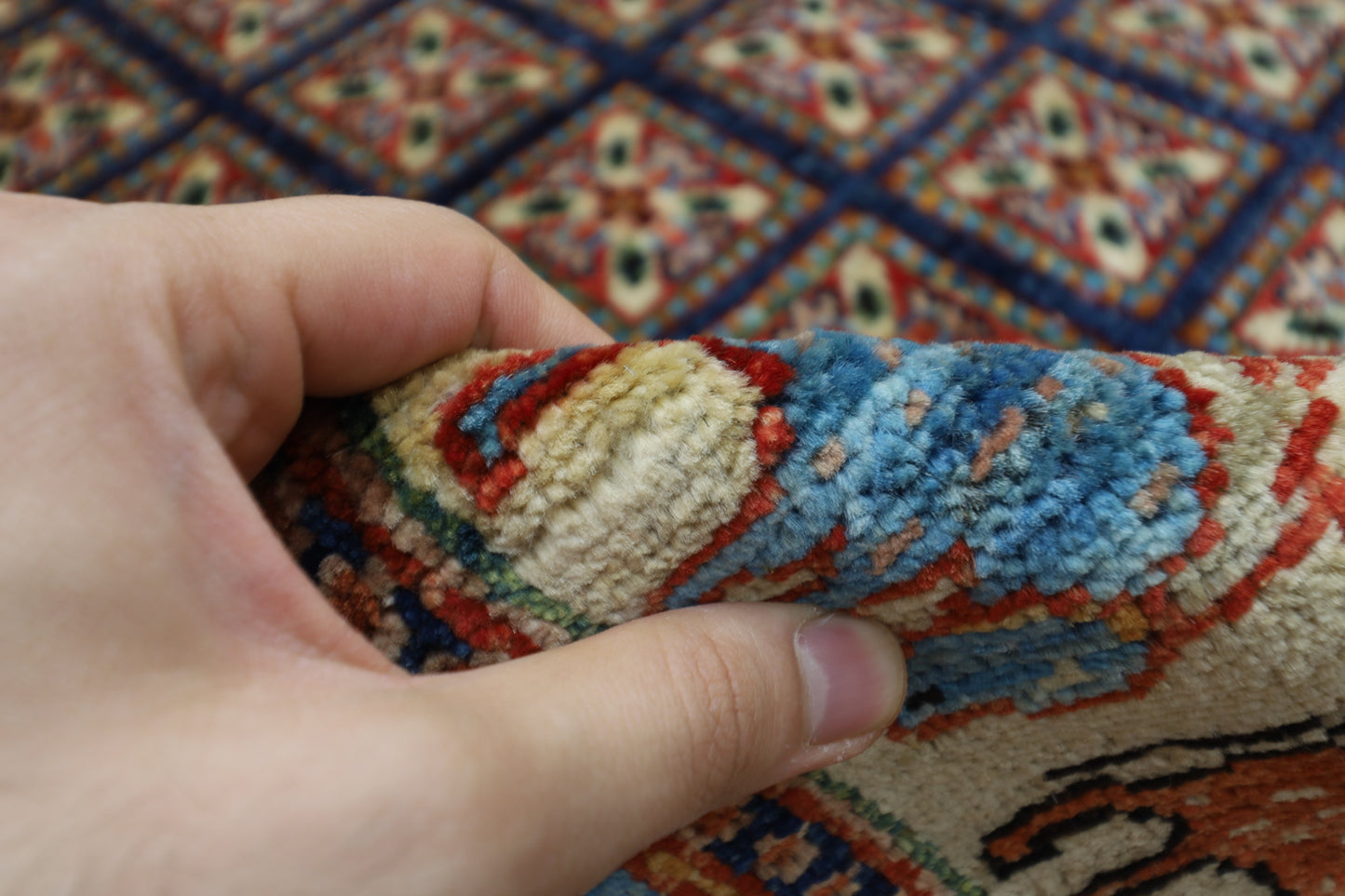 247 x 300 cm | Pazyryk Afghan Hand Knotted Carpet