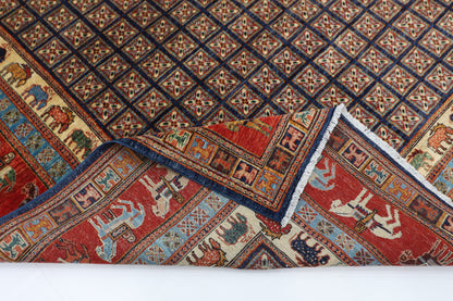 247 x 300 cm | Pazyryk Afghan Hand Knotted Carpet