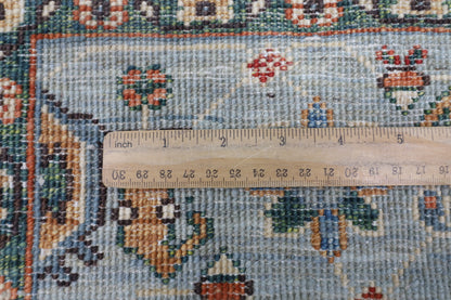 158 x 256 cm | Oriental heriz Geometric Area Rug Afghan Hand Knotted Veg Dye Wool carpet