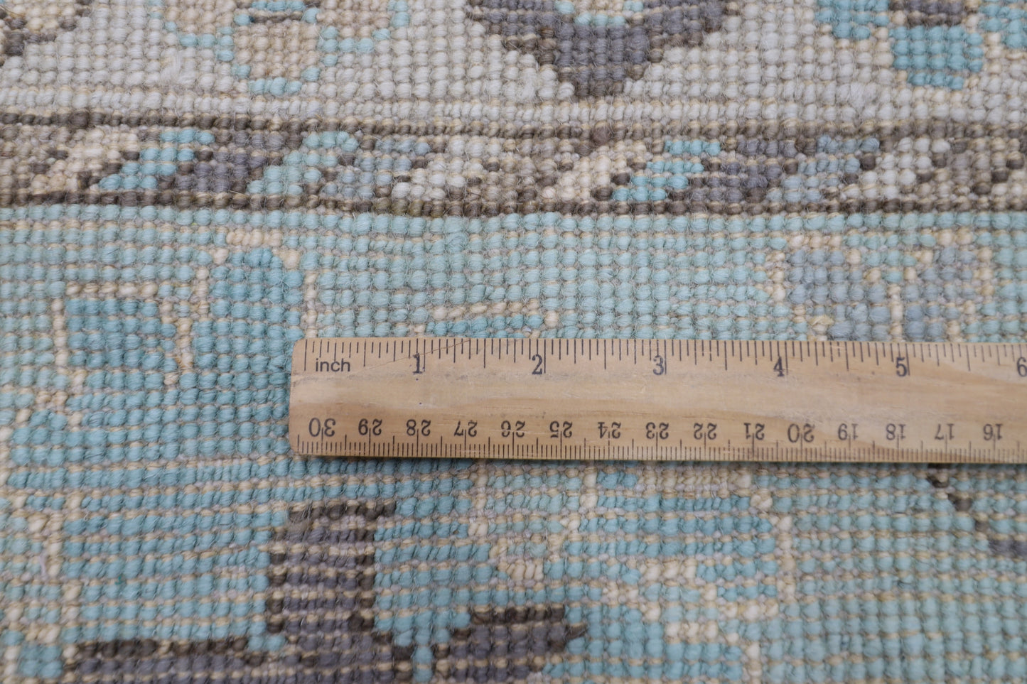 276 x 364 cm | Oushak Gray Afghan Hand Knotted Carpet