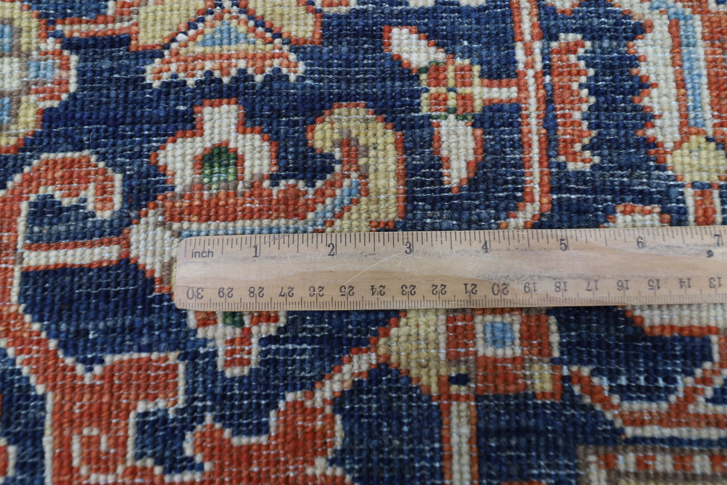 202 x 292 cm | Oriental heriz Red Area Rug Afghan Hand Knotted Veg Dye Wool carpet