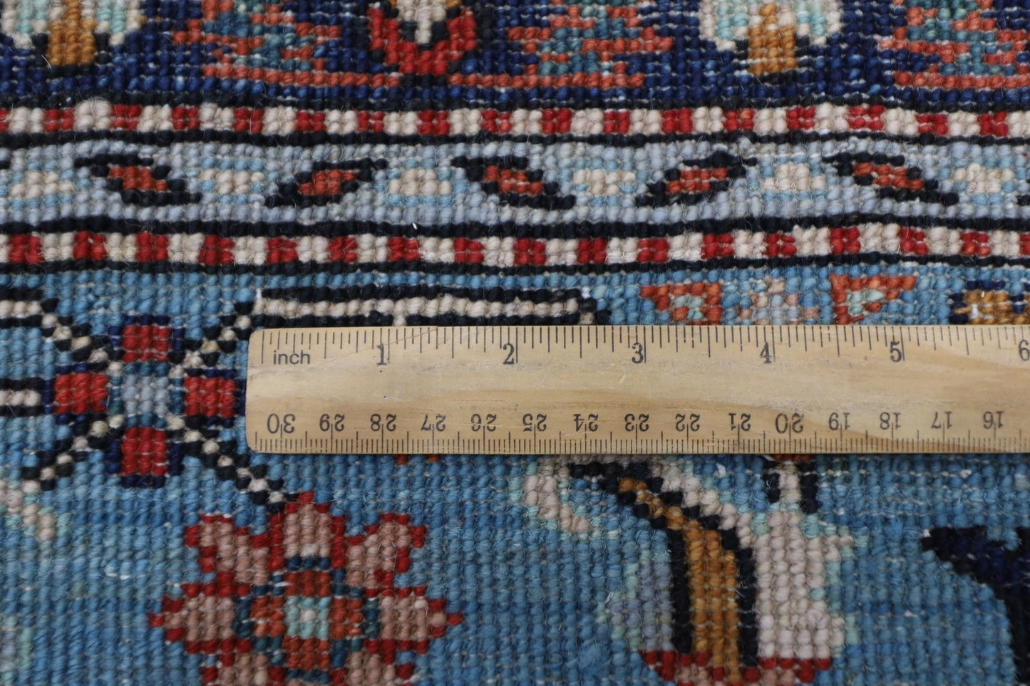 251 x 300 cm | Aryana Turquoise Afghan Hand Knotted Carpet
