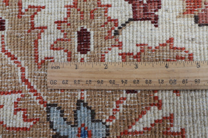 246 x 300 cm | Sickle Leaf Green Afghan Veg Dye Wool carpet