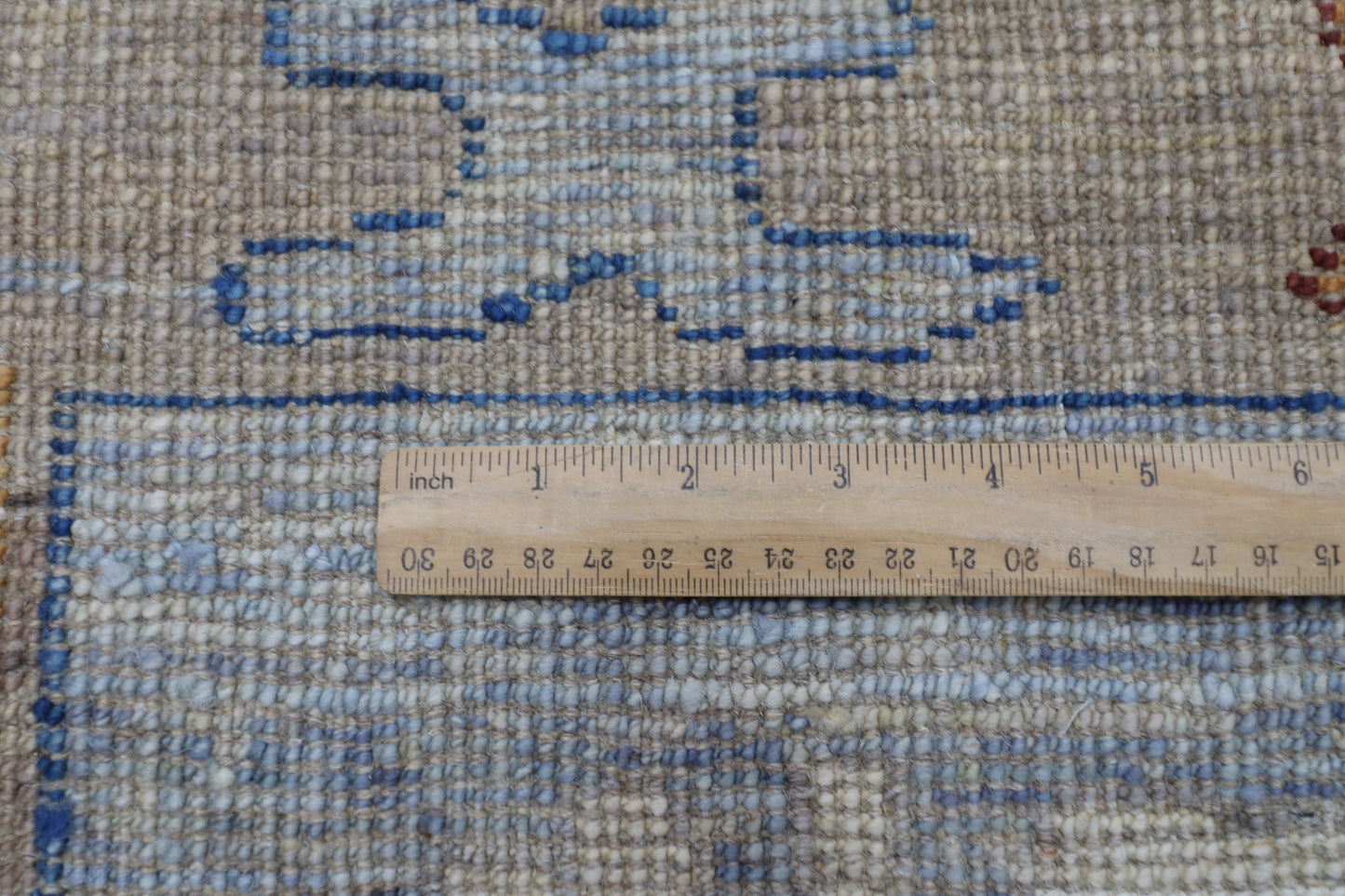 268 x 370 cm | Oushak Creamy Afghan Hand Knotted Carpet