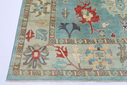 274 x 374 cm | Oushak Afghan Hand Knotted Carpet