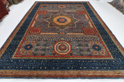 299 x 391 cm | Mamluk Afghan Veg Dye Wool carpet