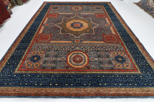299 x 391 cm | Mamluk Afghan Veg Dye Wool carpet