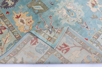 274 x 374 cm | Oushak Afghan Hand Knotted Carpet