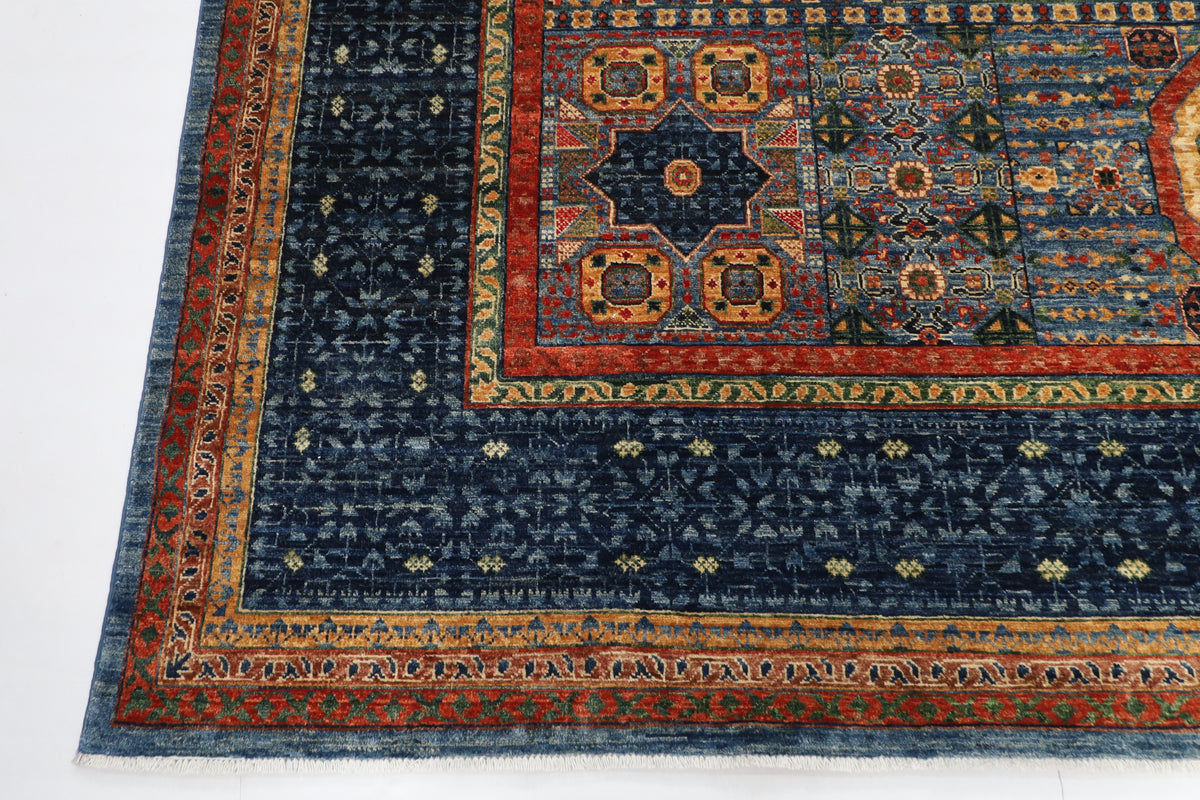 299 x 391 cm | Mamluk Afghan Veg Dye Wool carpet