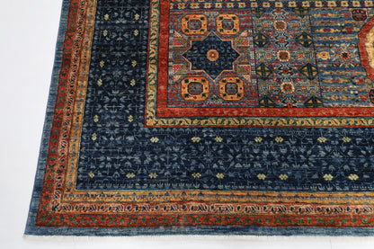 299 x 391 cm | Mamluk Afghan Veg Dye Wool carpet