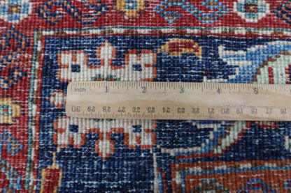 186 x 283 cm | Oriental Shall Style Area Rug Afghan Hand Knotted Veg Dye Wool carpet