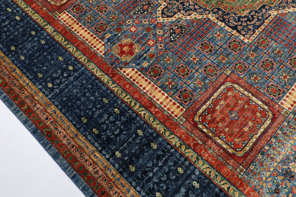 299 x 391 cm | Mamluk Afghan Veg Dye Wool carpet