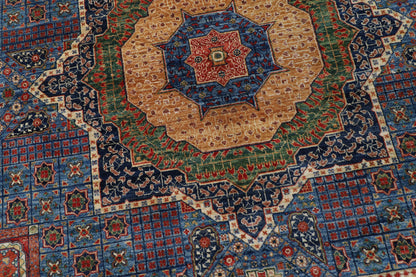 299 x 391 cm | Mamluk Afghan Veg Dye Wool carpet