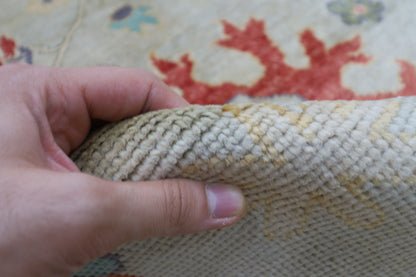 276 x 364 cm | Oushak Afghan Hand Knotted Carpet