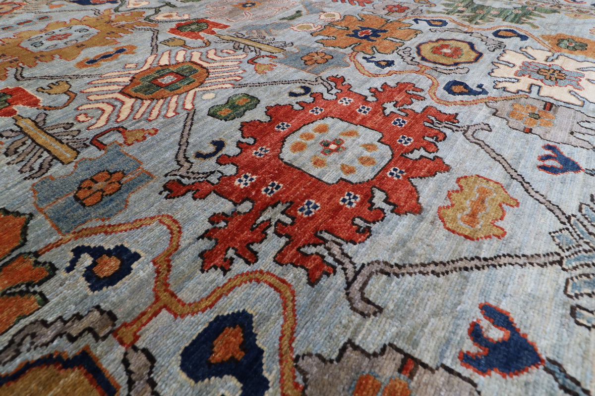 244 x 284 cm | Afghan Veg Dye Wool carpet