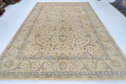 271 x 363 cm | Beige Afghan Veg Dye Wool carpet