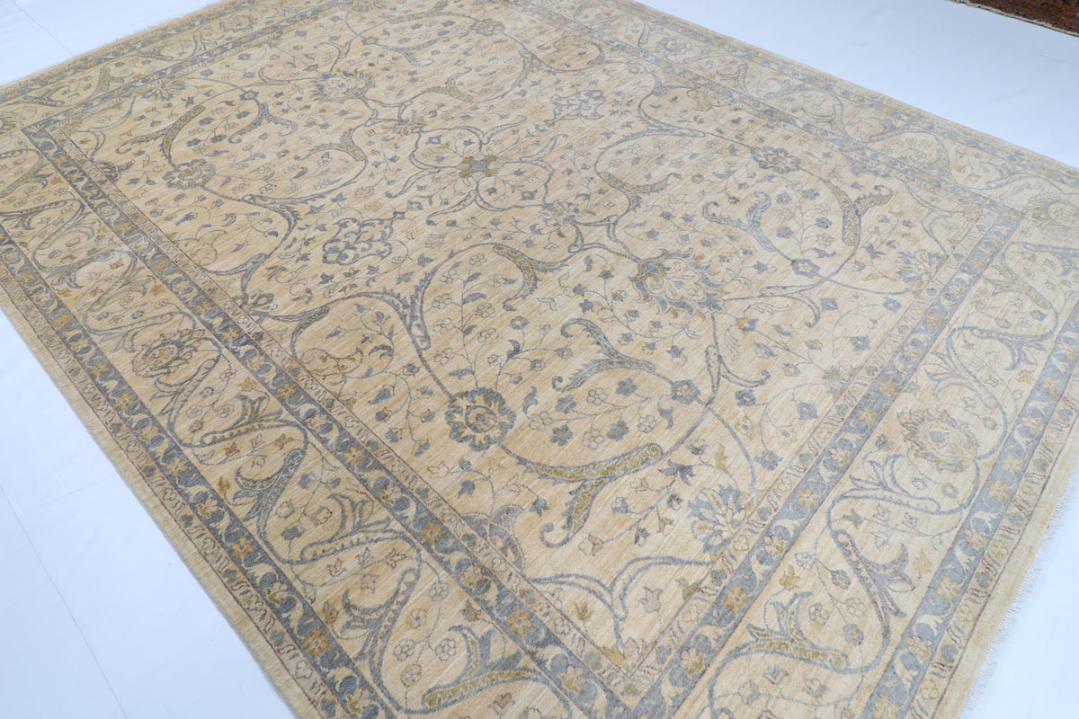 271 x 363 cm | Beige Afghan Veg Dye Wool carpet