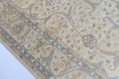 271 x 363 cm | Beige Afghan Veg Dye Wool carpet
