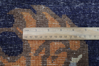 122 x 174 cm | Tiger Blue Oriental Area Rug Afghan Hand Knotted Veg Dye Wool carpet