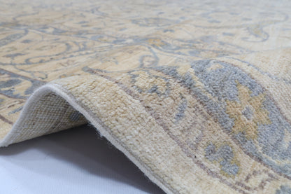 271 x 363 cm | Beige Afghan Veg Dye Wool carpet