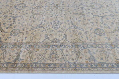 271 x 363 cm | Beige Afghan Veg Dye Wool carpet