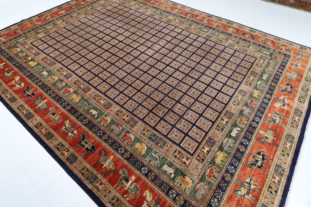 273 x 360 cm | Pazyryk Afghan Veg Dye Wool carpet