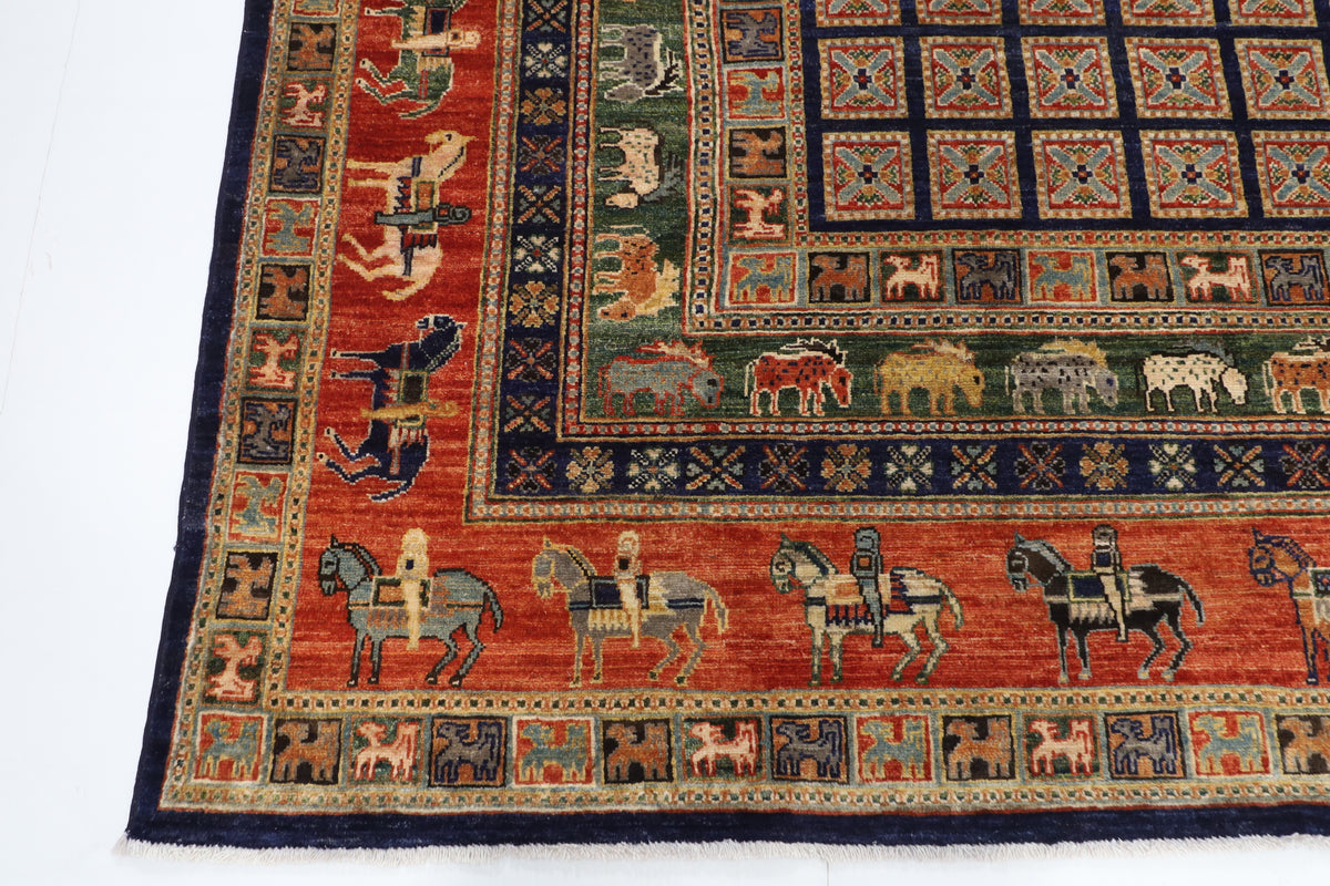 273 x 360 cm | Pazyryk Afghan Veg Dye Wool carpet